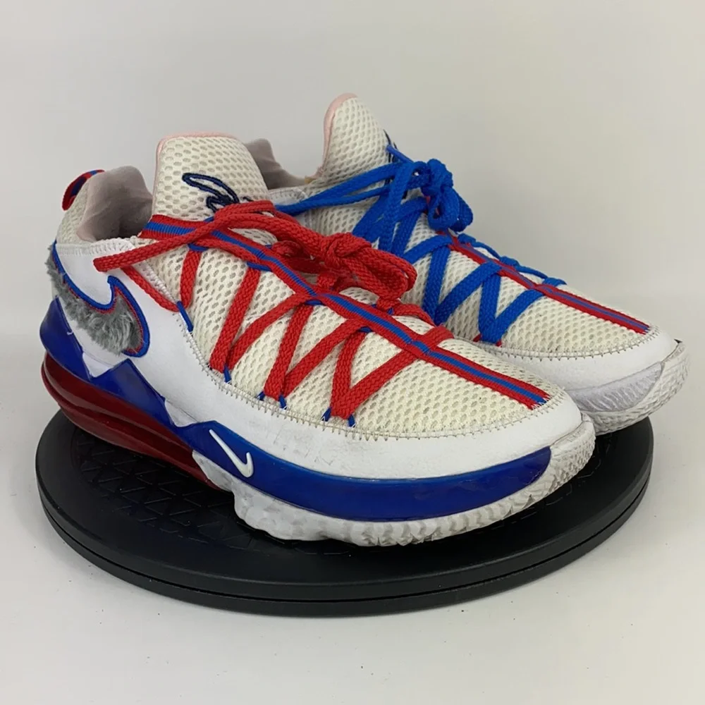 Nike LeBron 17 Low “Tune Squad’ Basketball Shoes CD5007-100 Men’s Size 9.5 - Picture 3 of 13